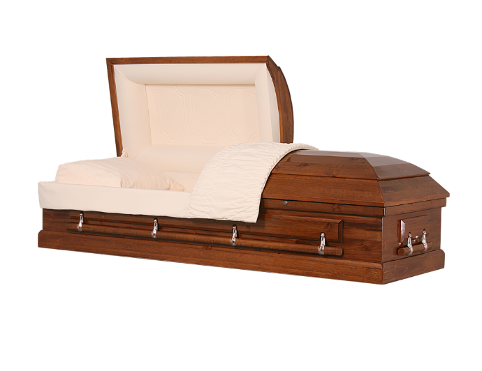 Country Pine Casket Image